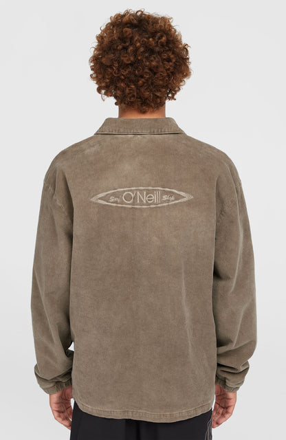 Men Cord Coach Jacket