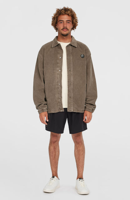 Men Cord Coach Jacket