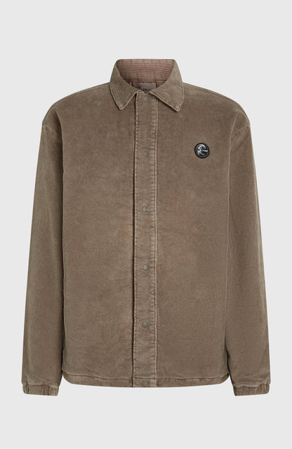 Men Cord Coach Jacket