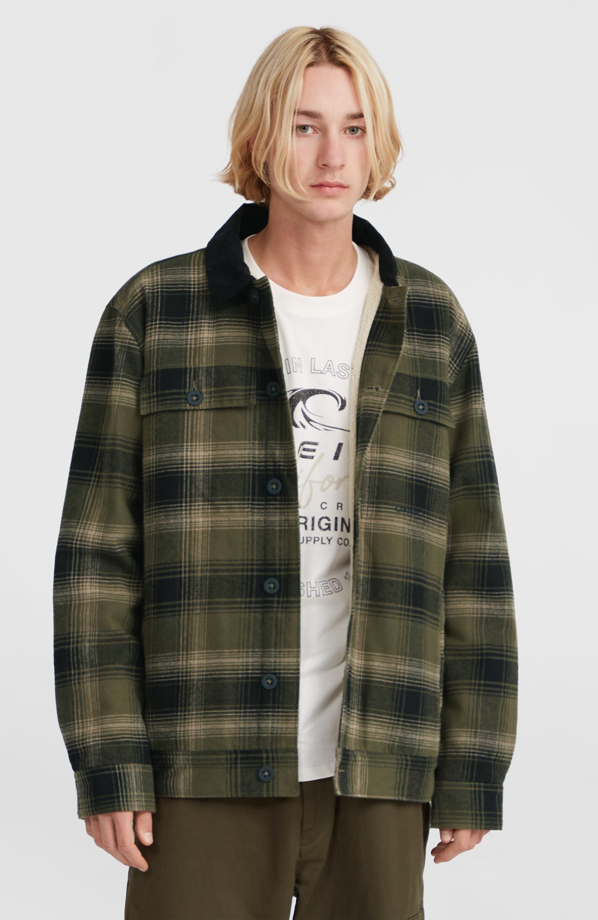 Men Fleece-Lined Jacket