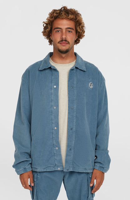 Men Cord Coach Jacket