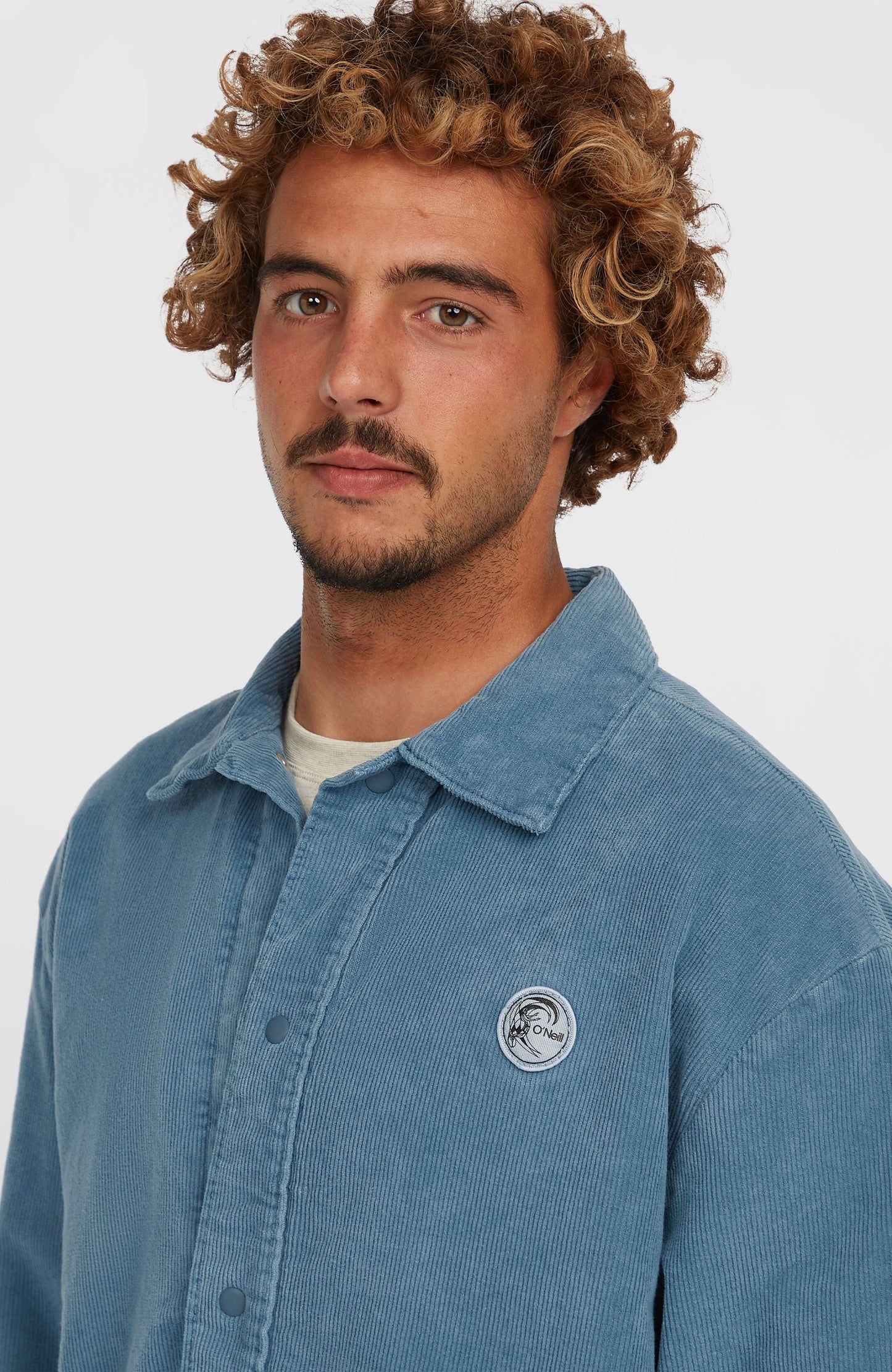 Men Cord Coach Jacket