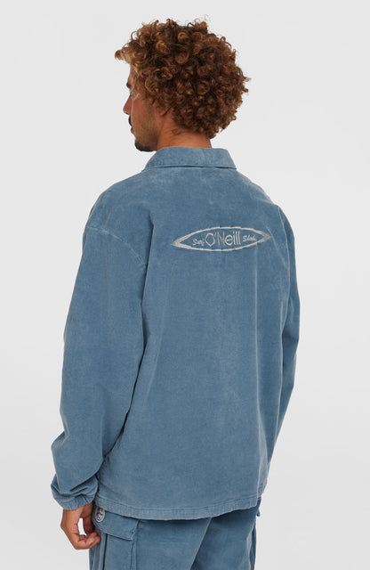Men Cord Coach Jacket
