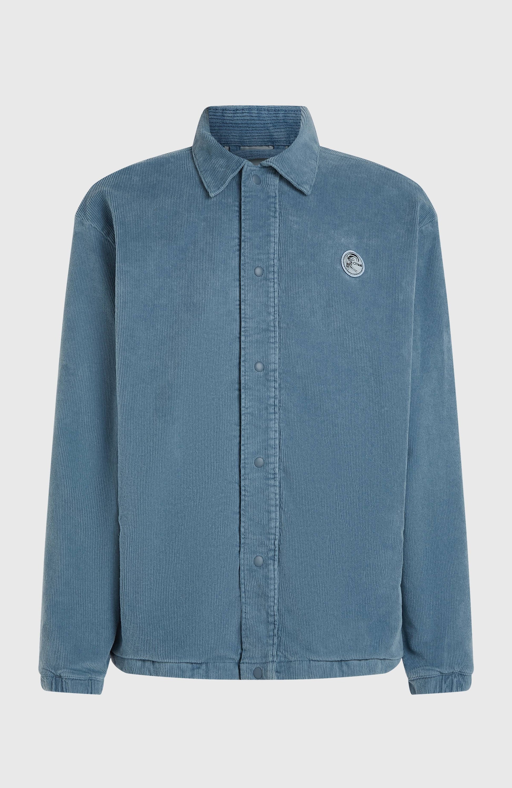 Men Cord Coach Jacket