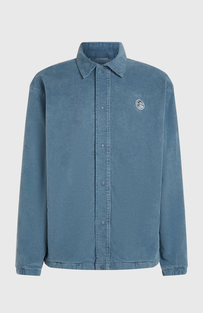 Men Cord Coach Jacket