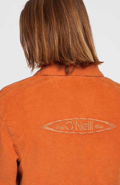 Men Cord Coach Jacket