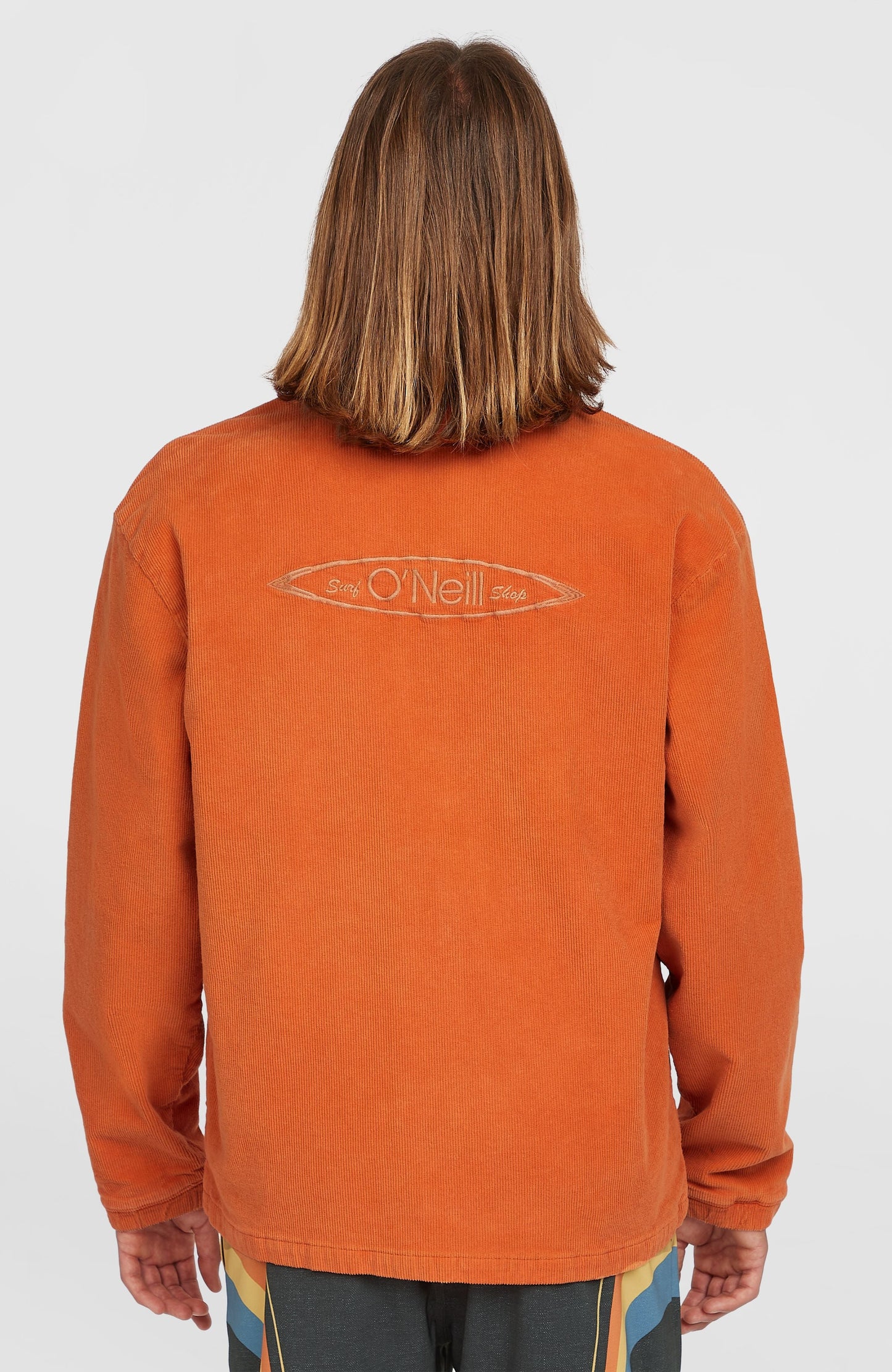 Men Cord Coach Jacket
