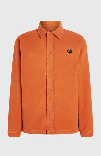 Men Cord Coach Jacket
