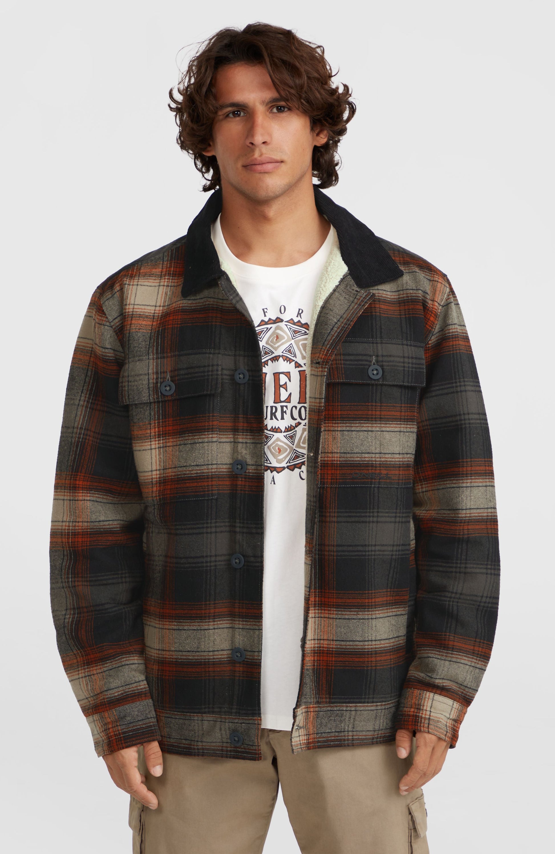Men Fleece-Lined Jacket