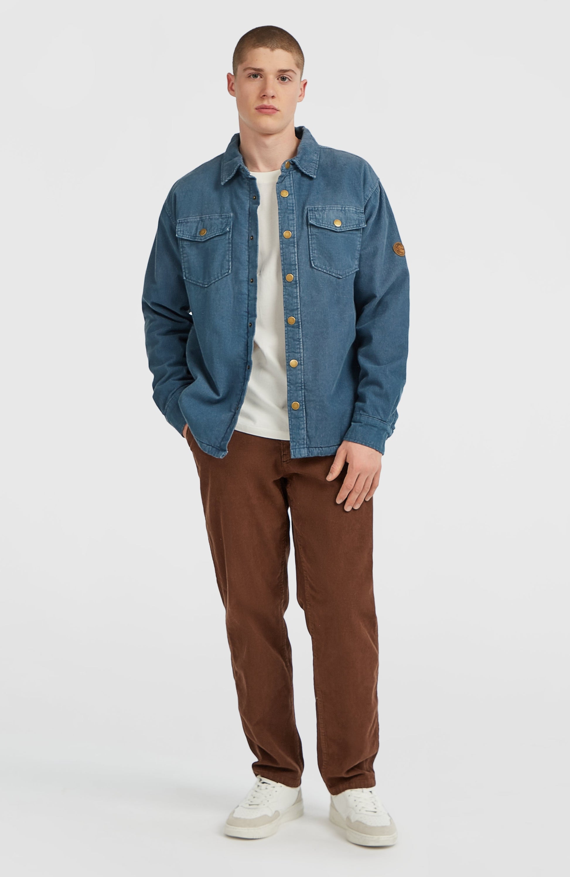 Men O'Riginals Corduroy Fleece-Lined Overshirt