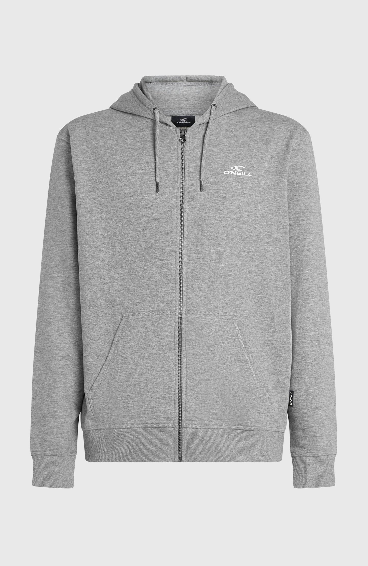 Men Small Logo Full-Zip Hoodie