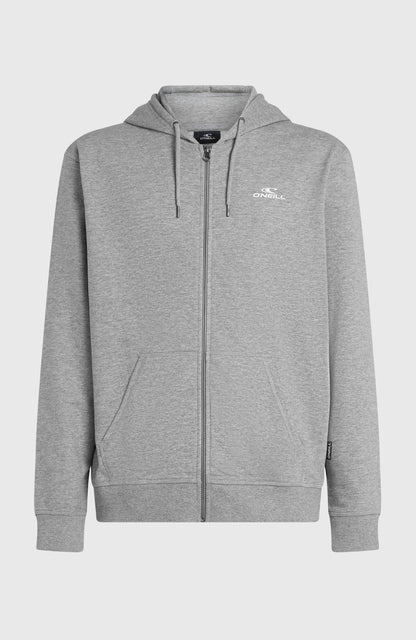 Men Small Logo Full-Zip Hoodie