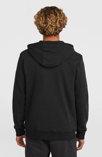 Men Small Logo Full-Zip Hoodie