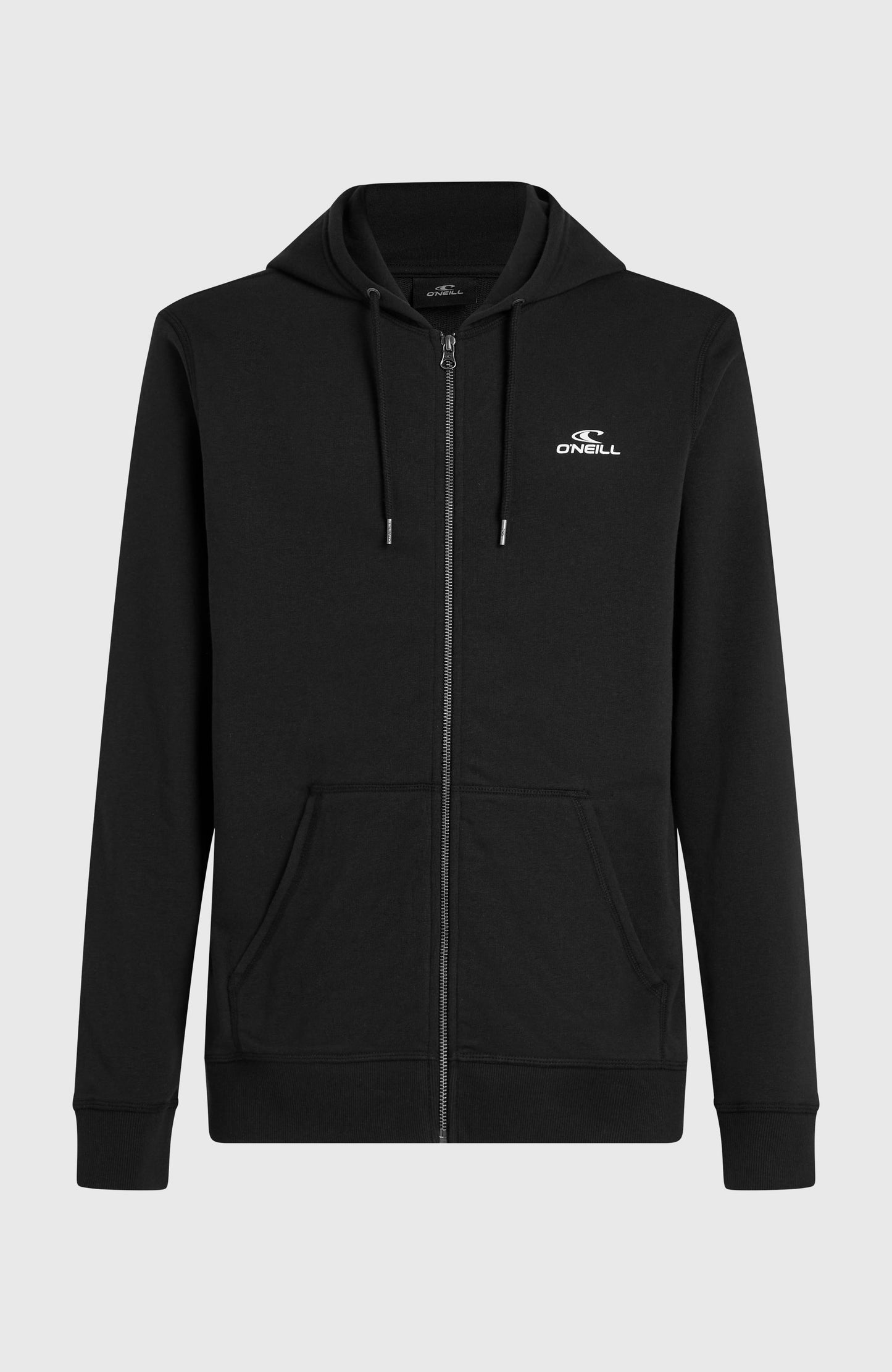 Men Small Logo Full-Zip Hoodie