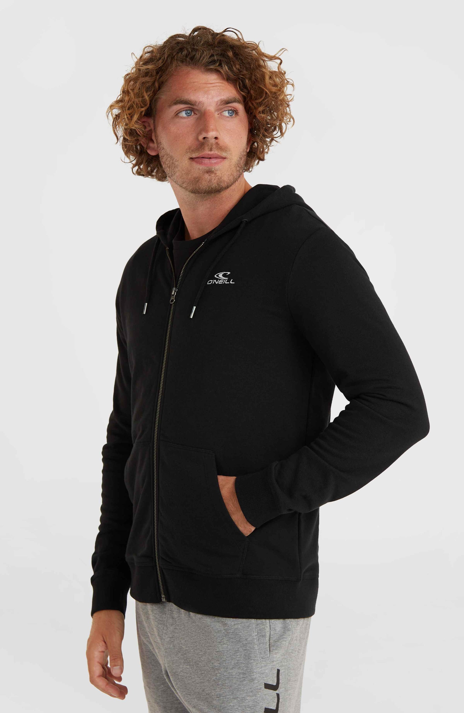 Men O'Neill Small Logo Full-Zip Hoodie