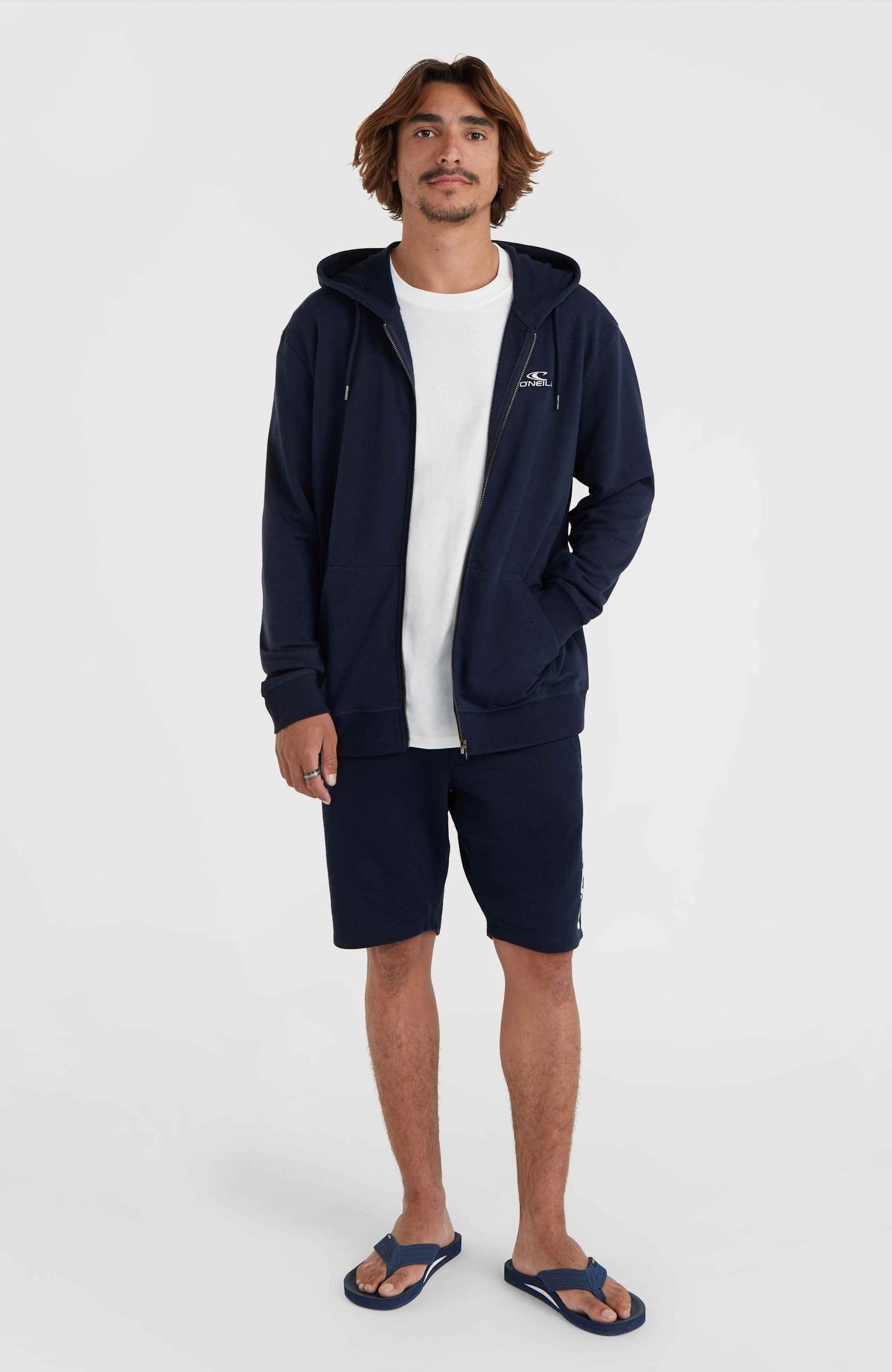 Men O'Neill Small Logo Full-Zip Hoodie