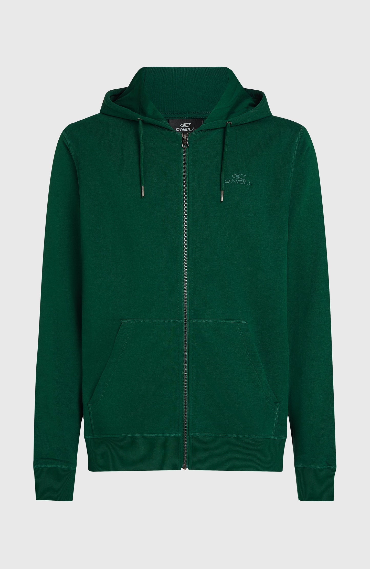 Men Small Logo Full-Zip Hoodie