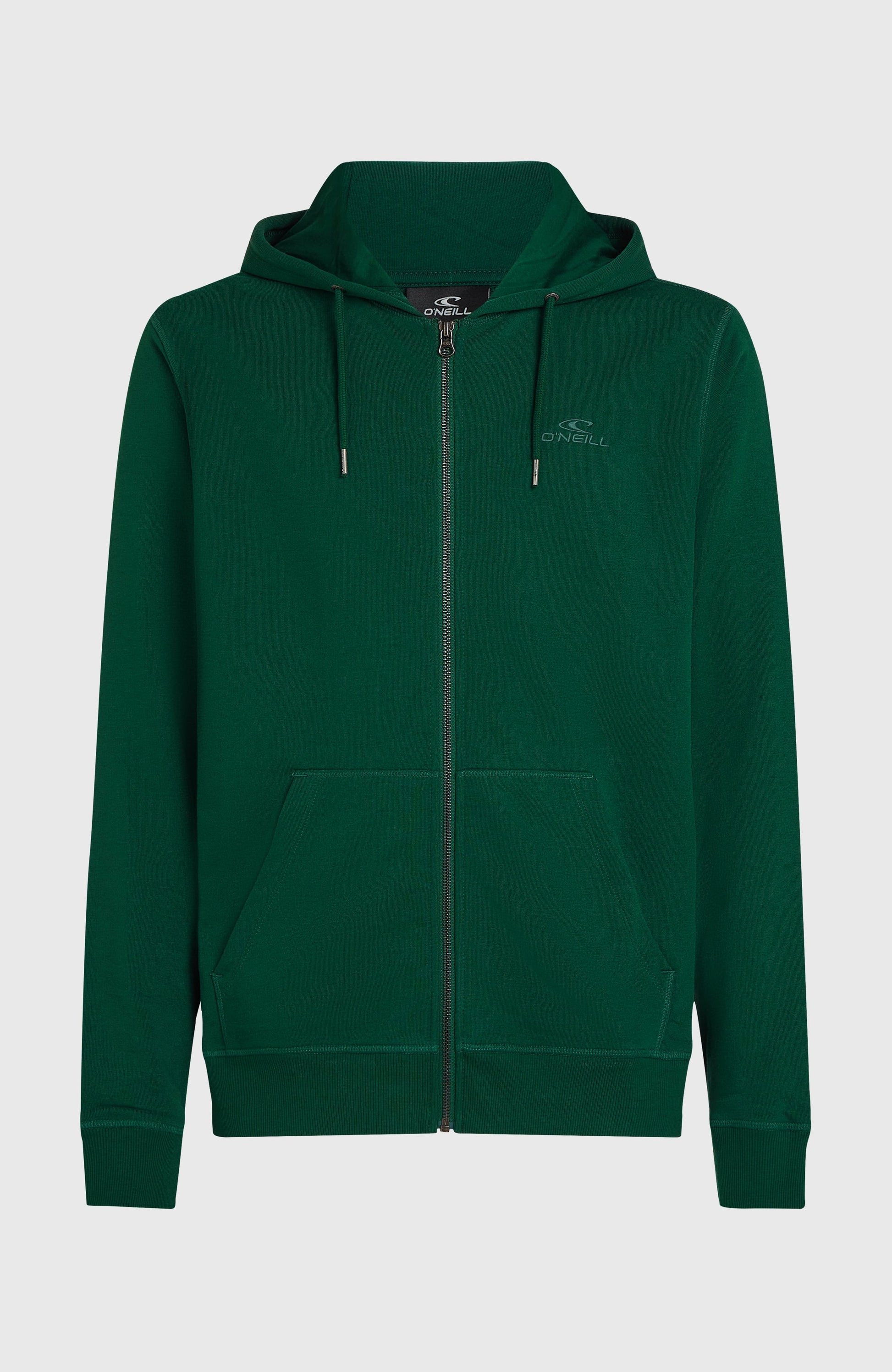 Men Small Logo Full-Zip Hoodie