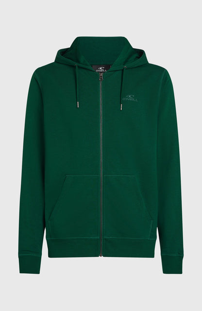 Men Small Logo Full-Zip Hoodie