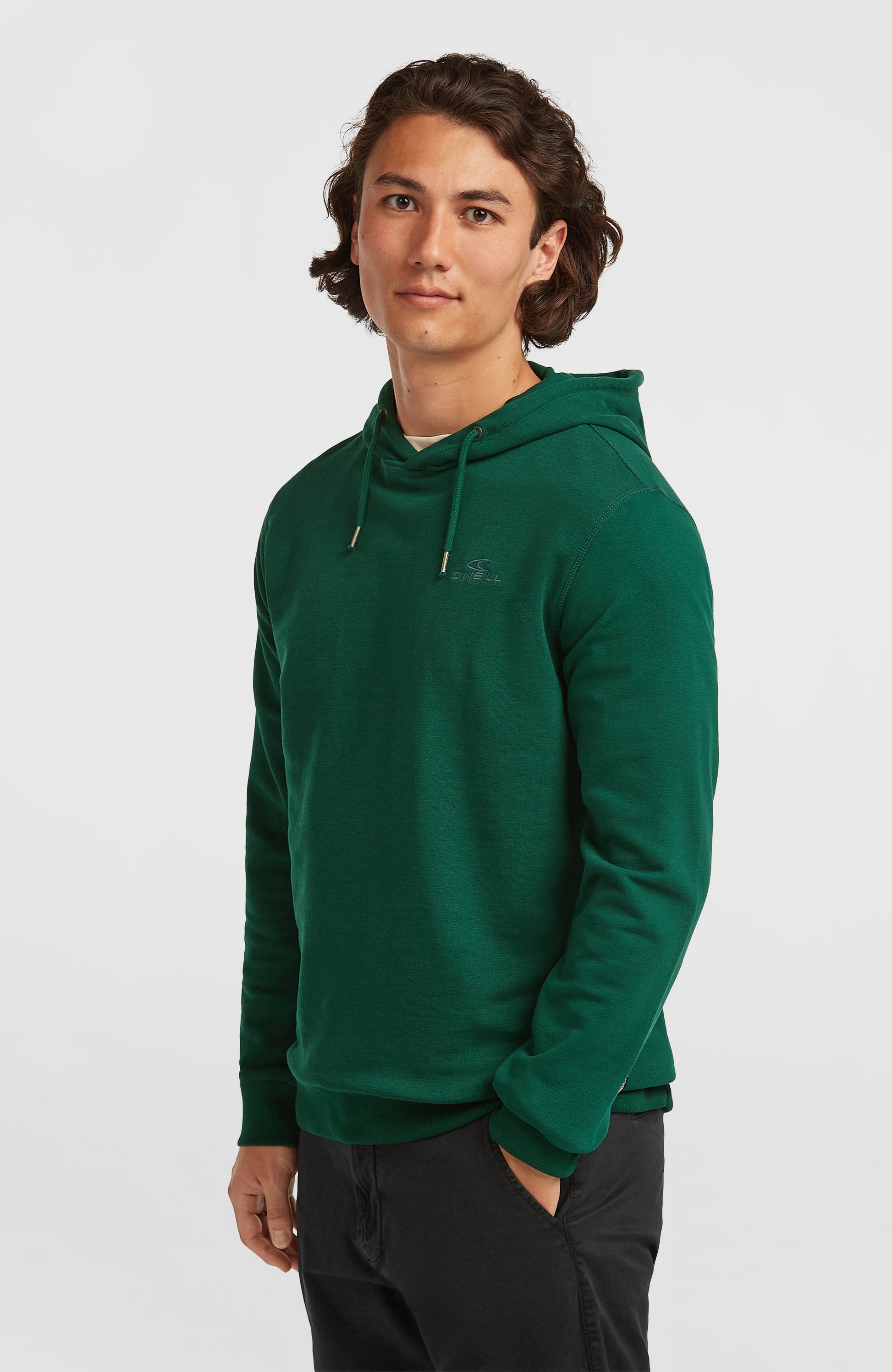 Men Small Logo Hoodie