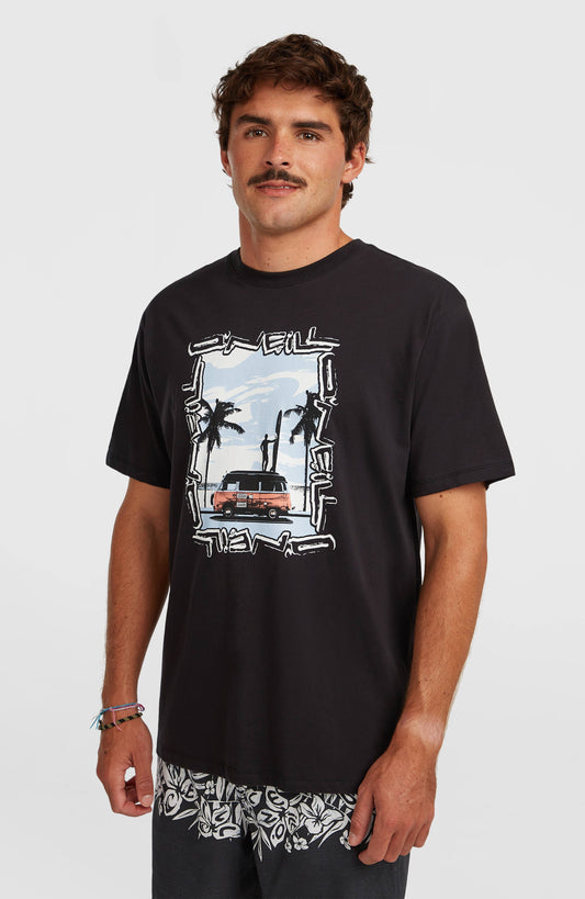 Men Photo Front Print T-Shirt