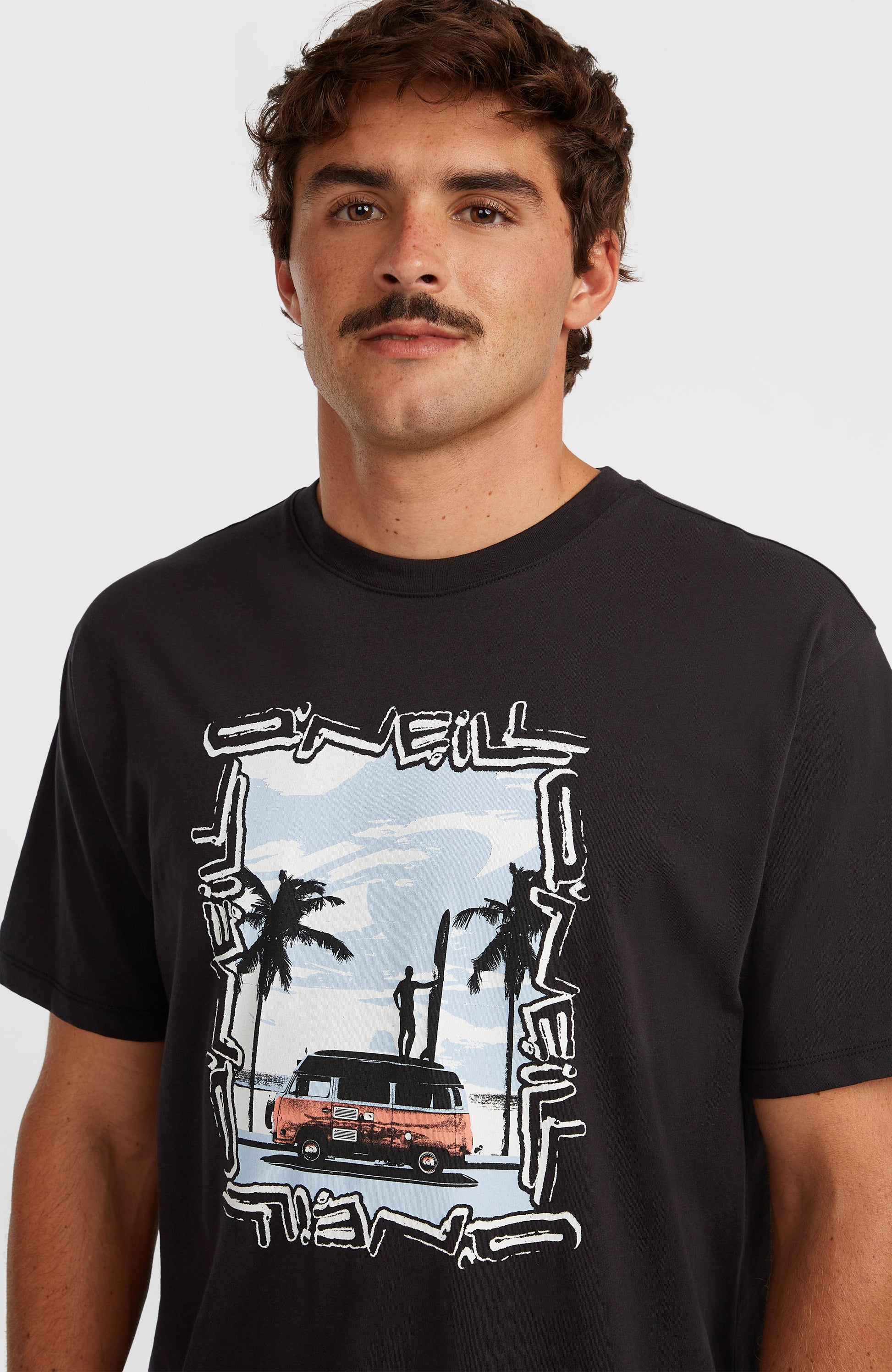 Men Photo Front Print T-Shirt