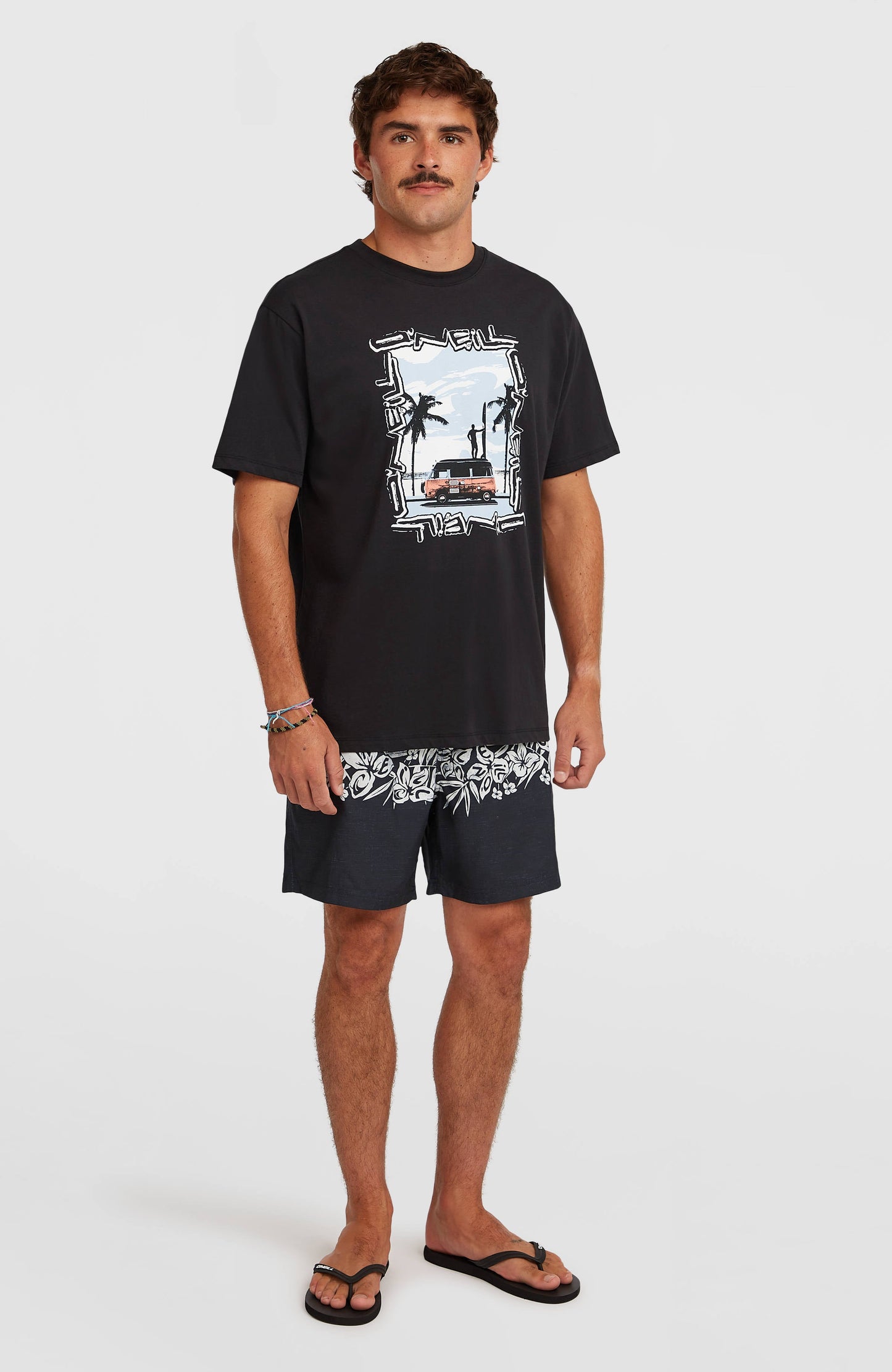 Men Photo Front Print T-Shirt