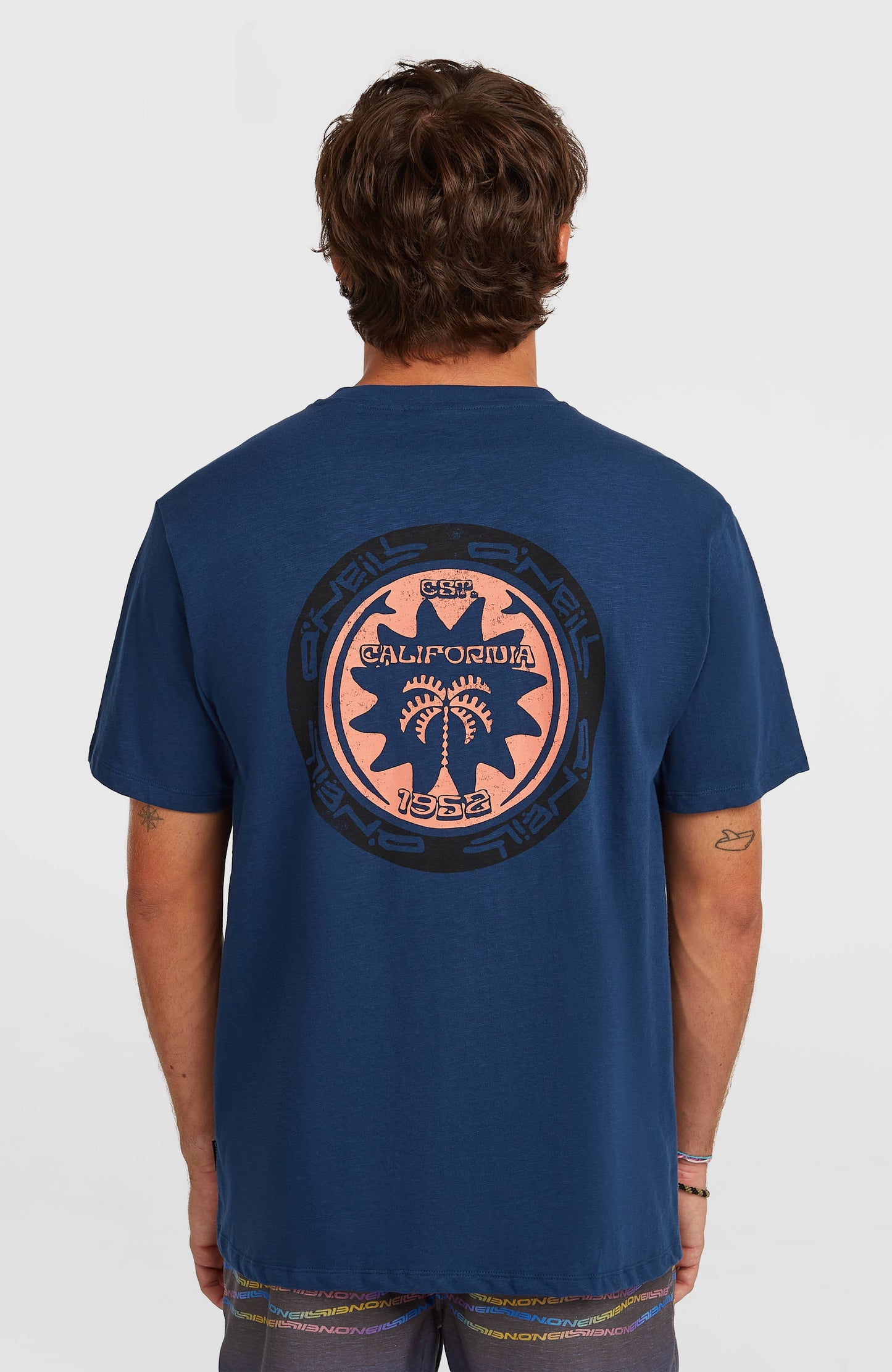 Men O’Neill Slub Back Print T-Shirt