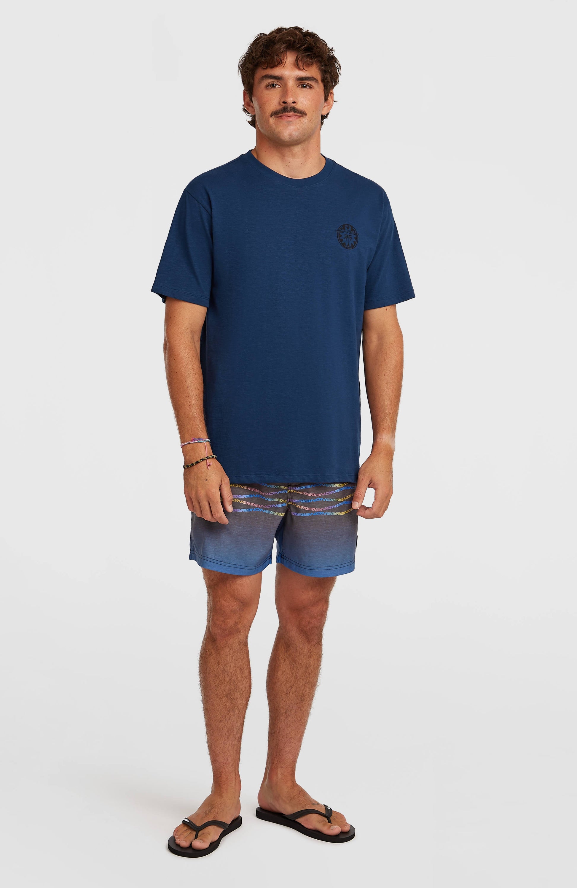 Men O’Neill Slub Back Print T-Shirt