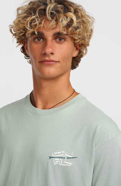 Men O’Neill Retro Back Print T-Shirt