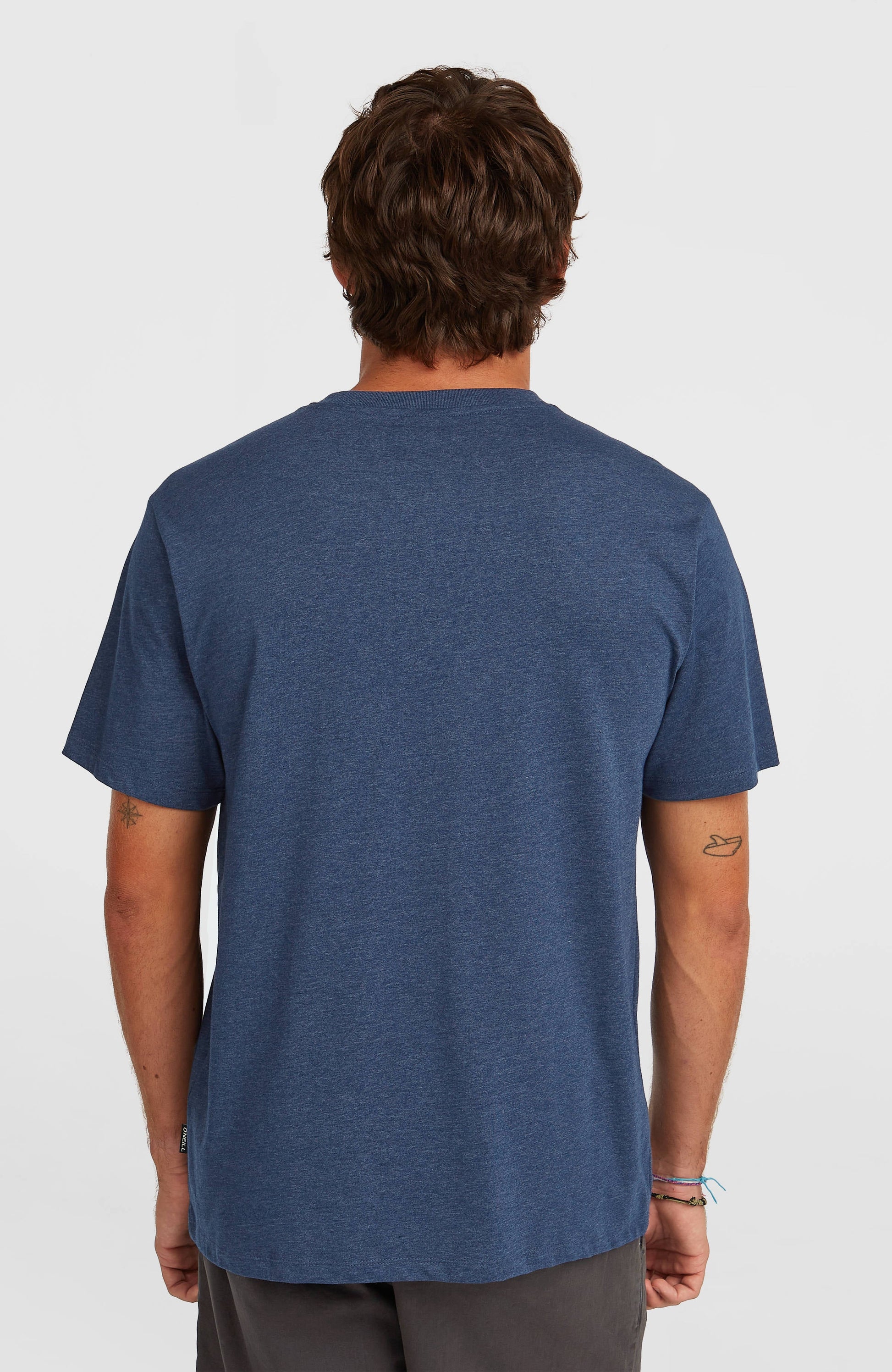 Men O’Neill Melange Front Print T-Shirt