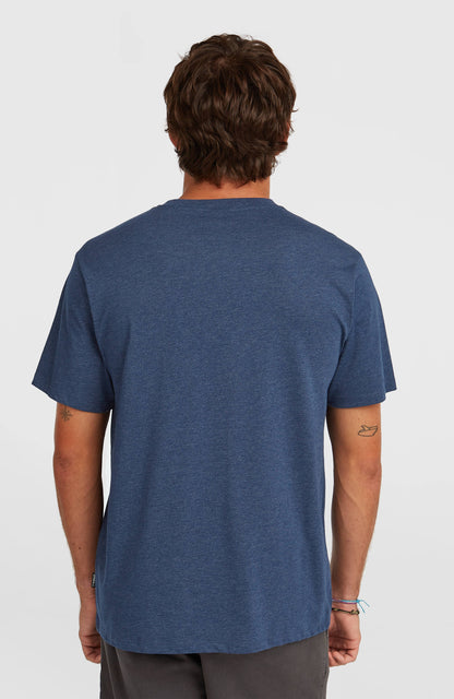 Men O’Neill Melange Front Print T-Shirt