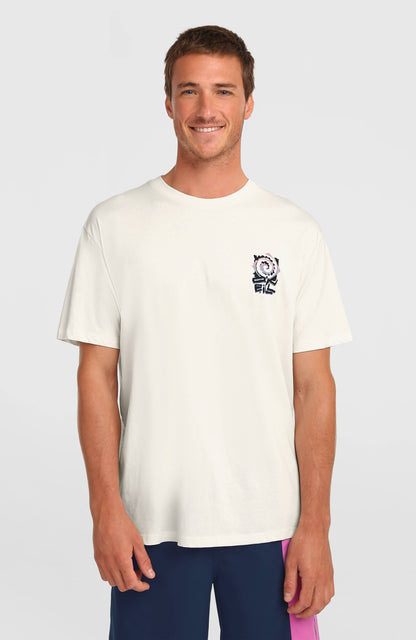 Men Chest Print T-Shirt