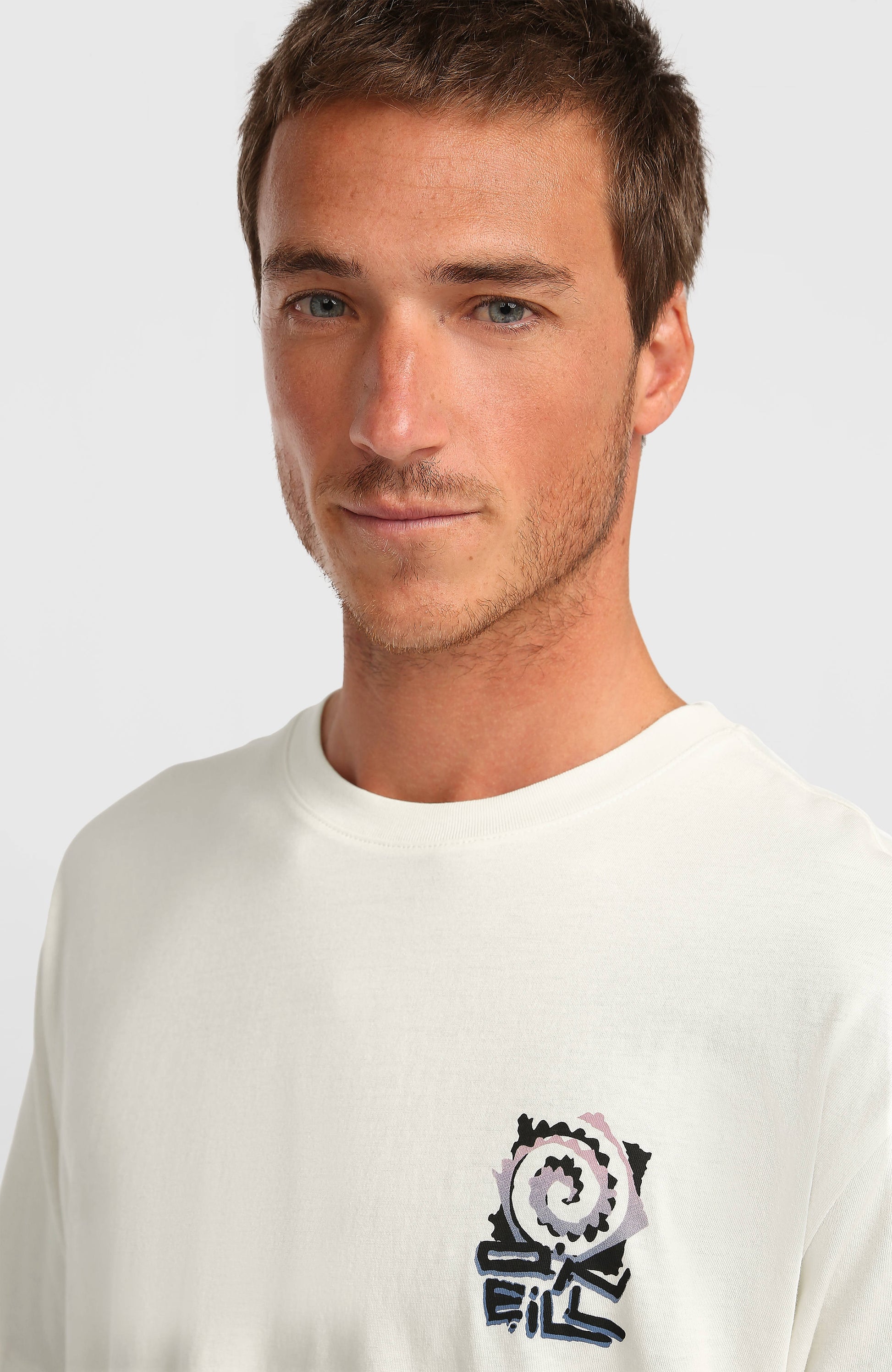 Men Chest Print T-Shirt