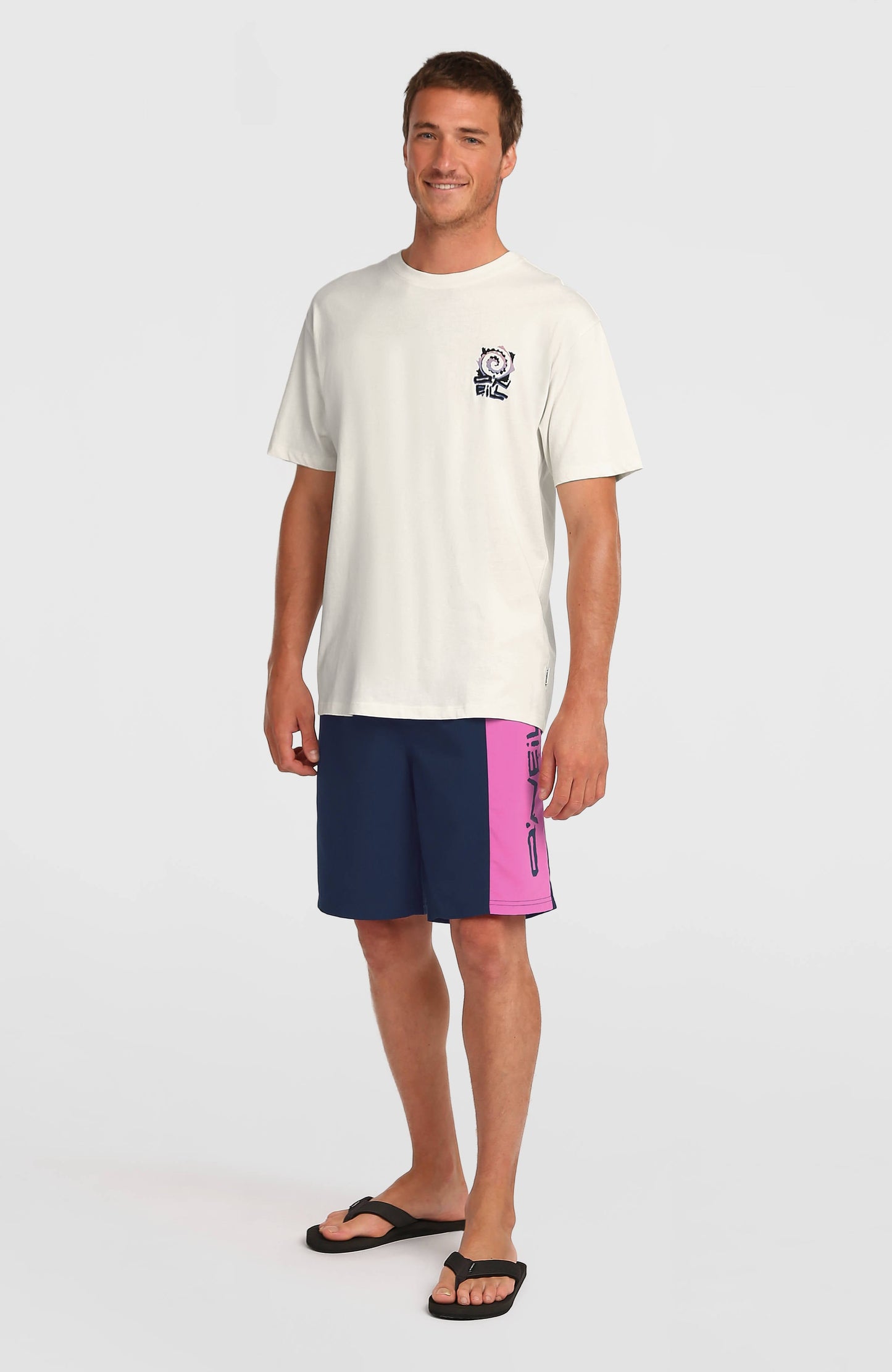 Men Chest Print T-Shirt