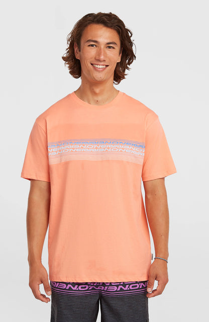 Men O’Neill Logo Stripe T-Shirt