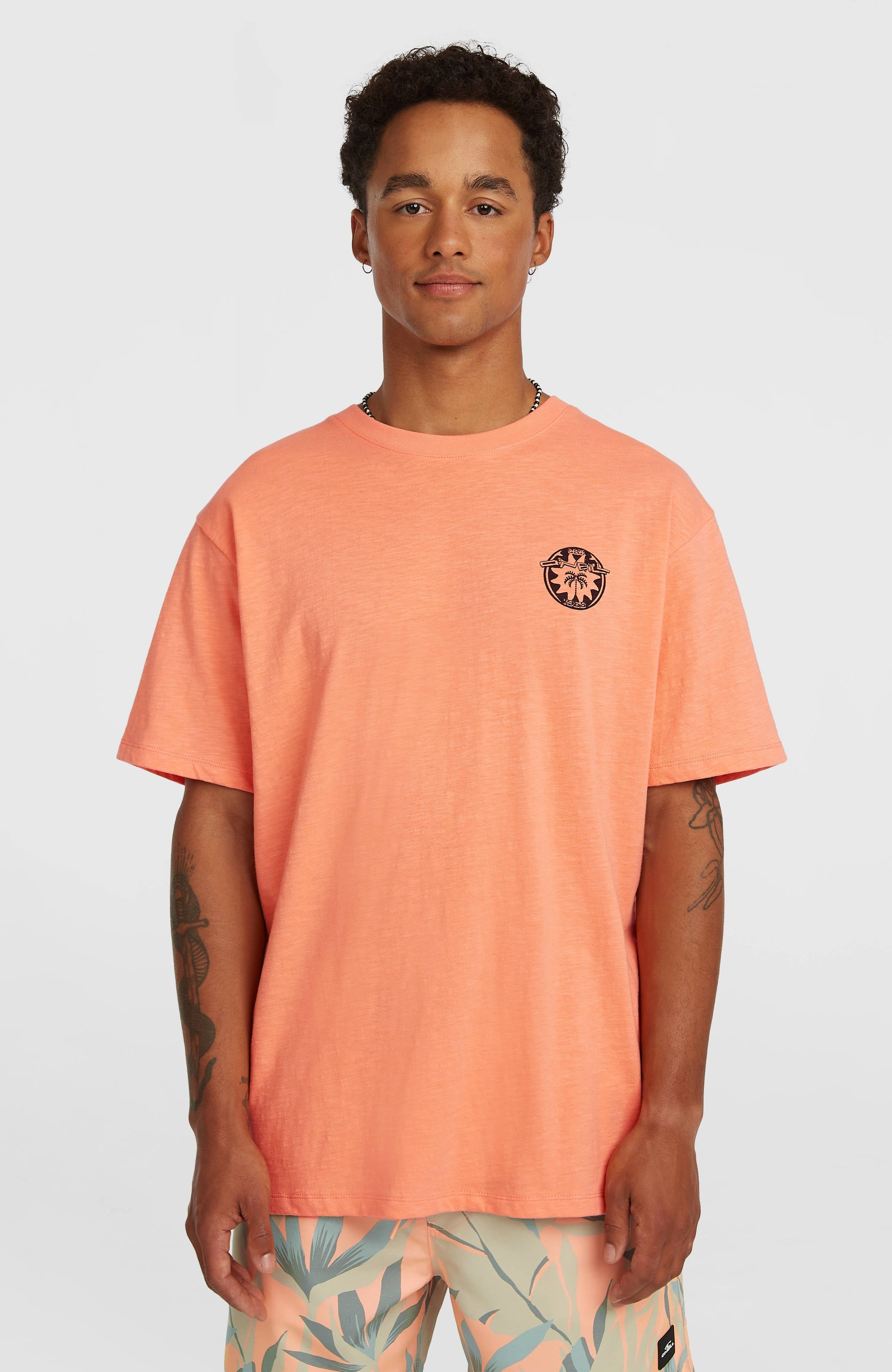 Men O’Neill Slub Back Print T-Shirt