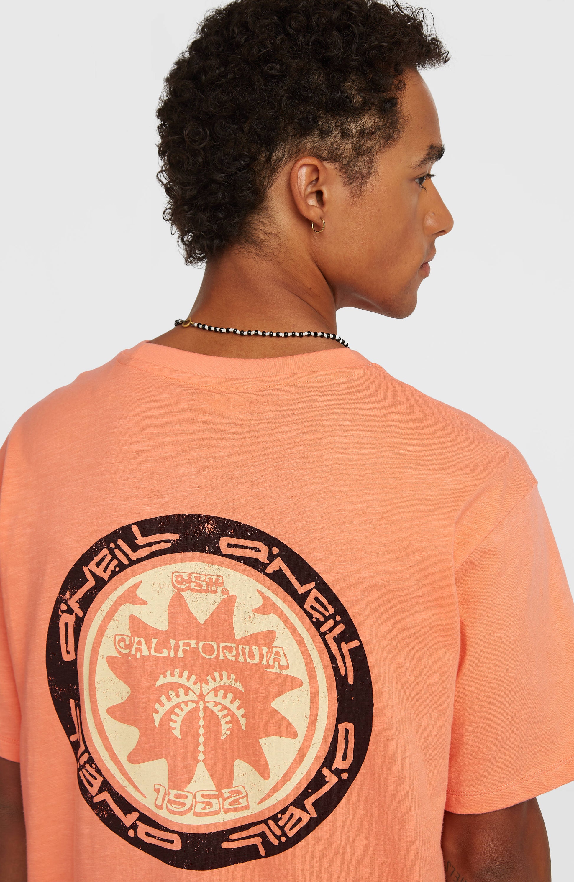 Men O’Neill Slub Back Print T-Shirt