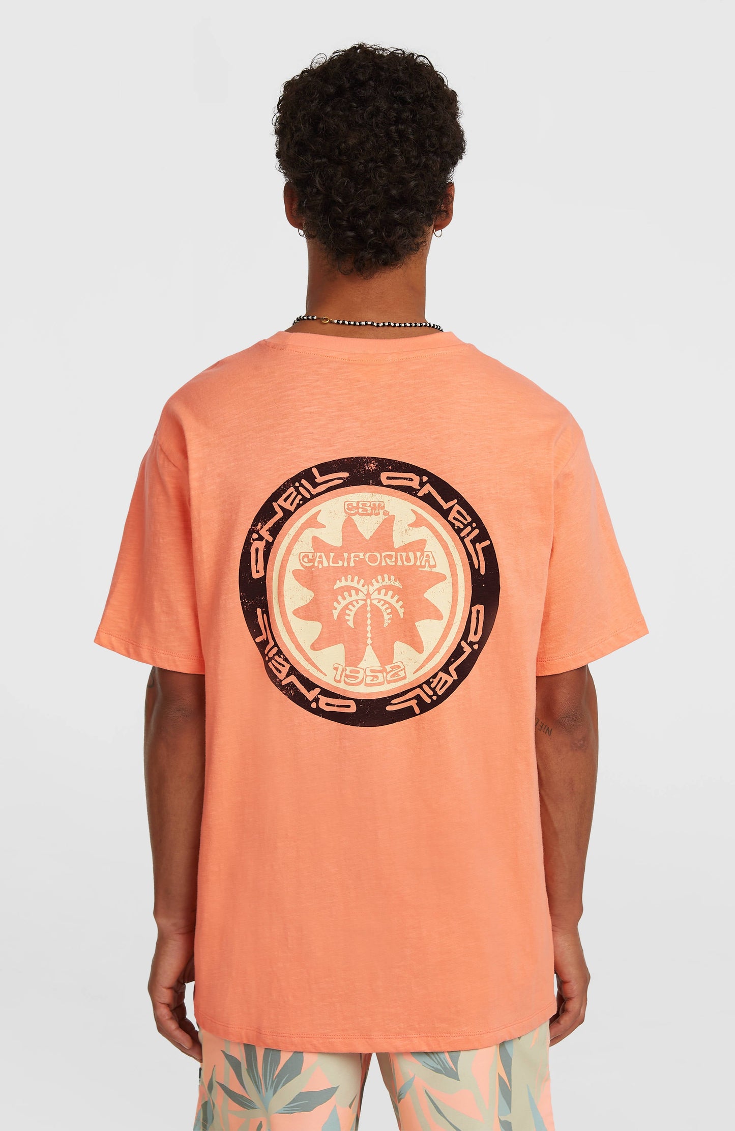 Men O’Neill Slub Back Print T-Shirt