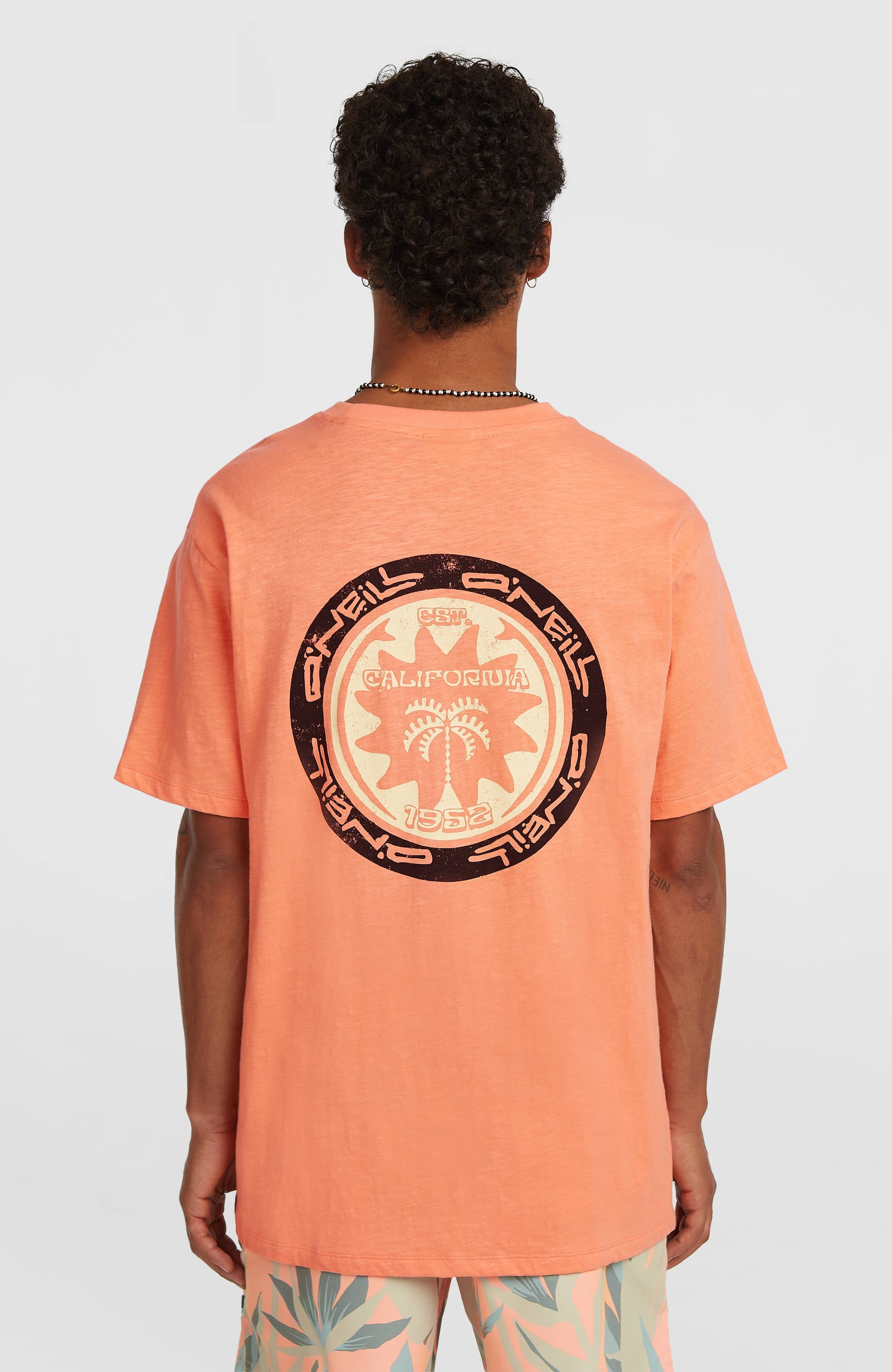 Men O’Neill Slub Back Print T-Shirt