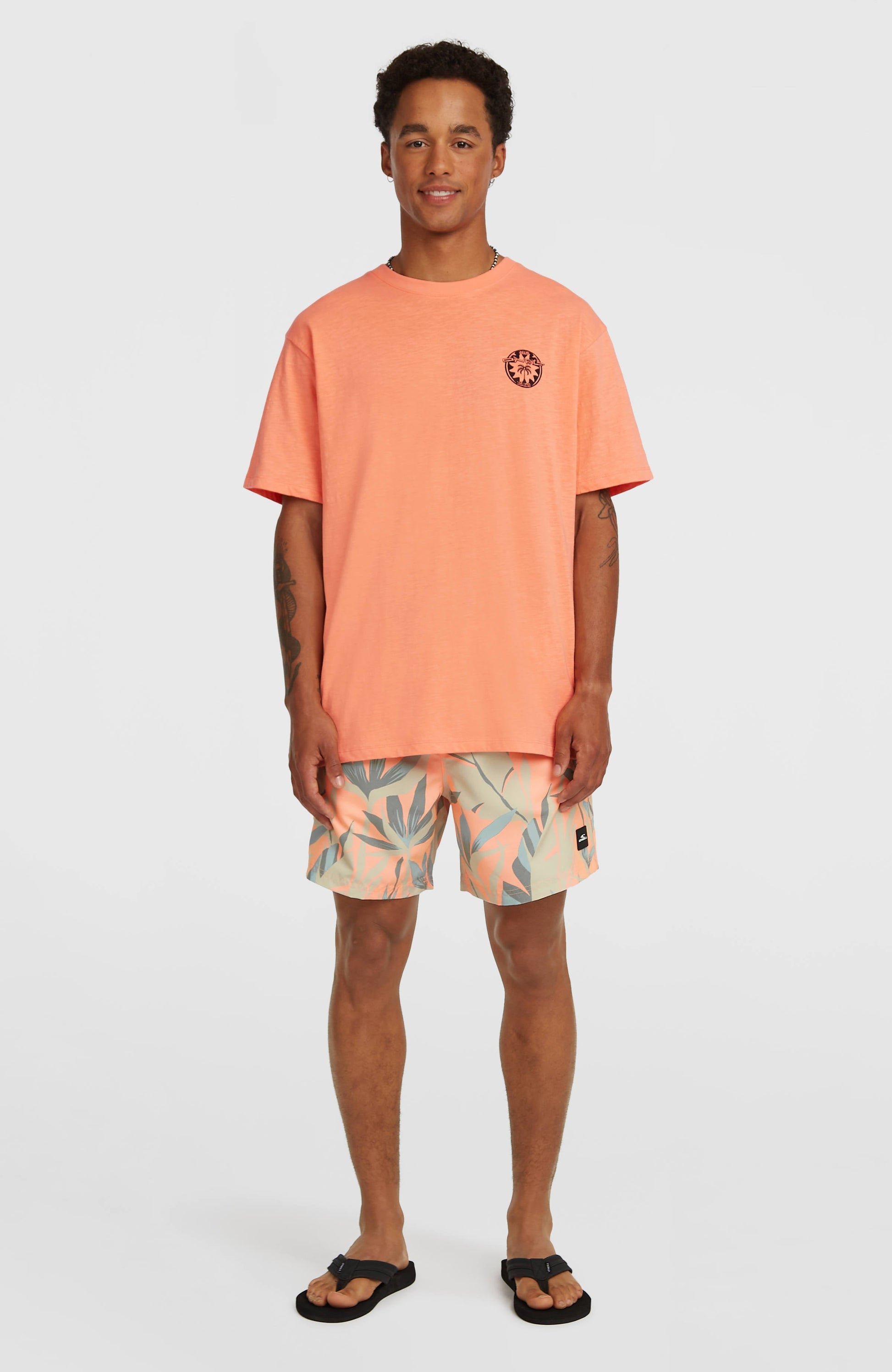 Men O’Neill Slub Back Print T-Shirt
