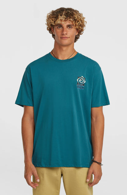Men Chest Print T-Shirt