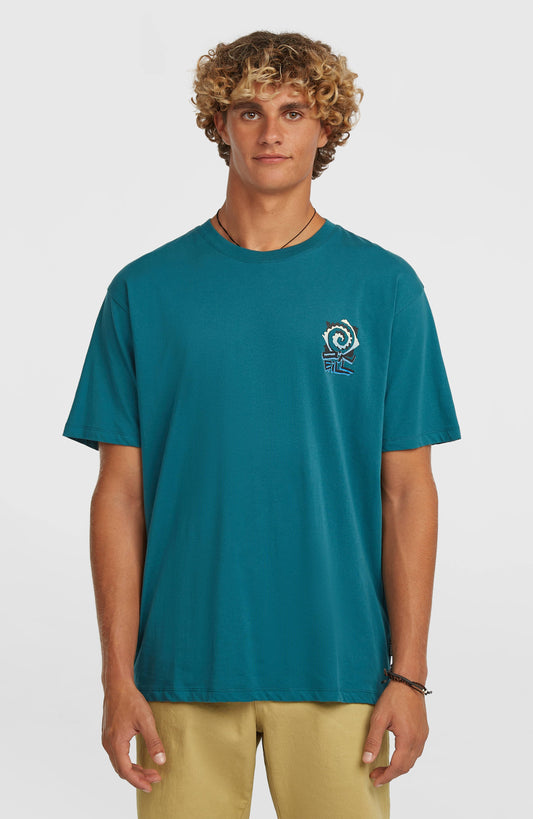 Men Chest Print T-Shirt