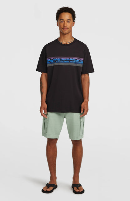 Men O’Neill Logo Stripe T-Shirt