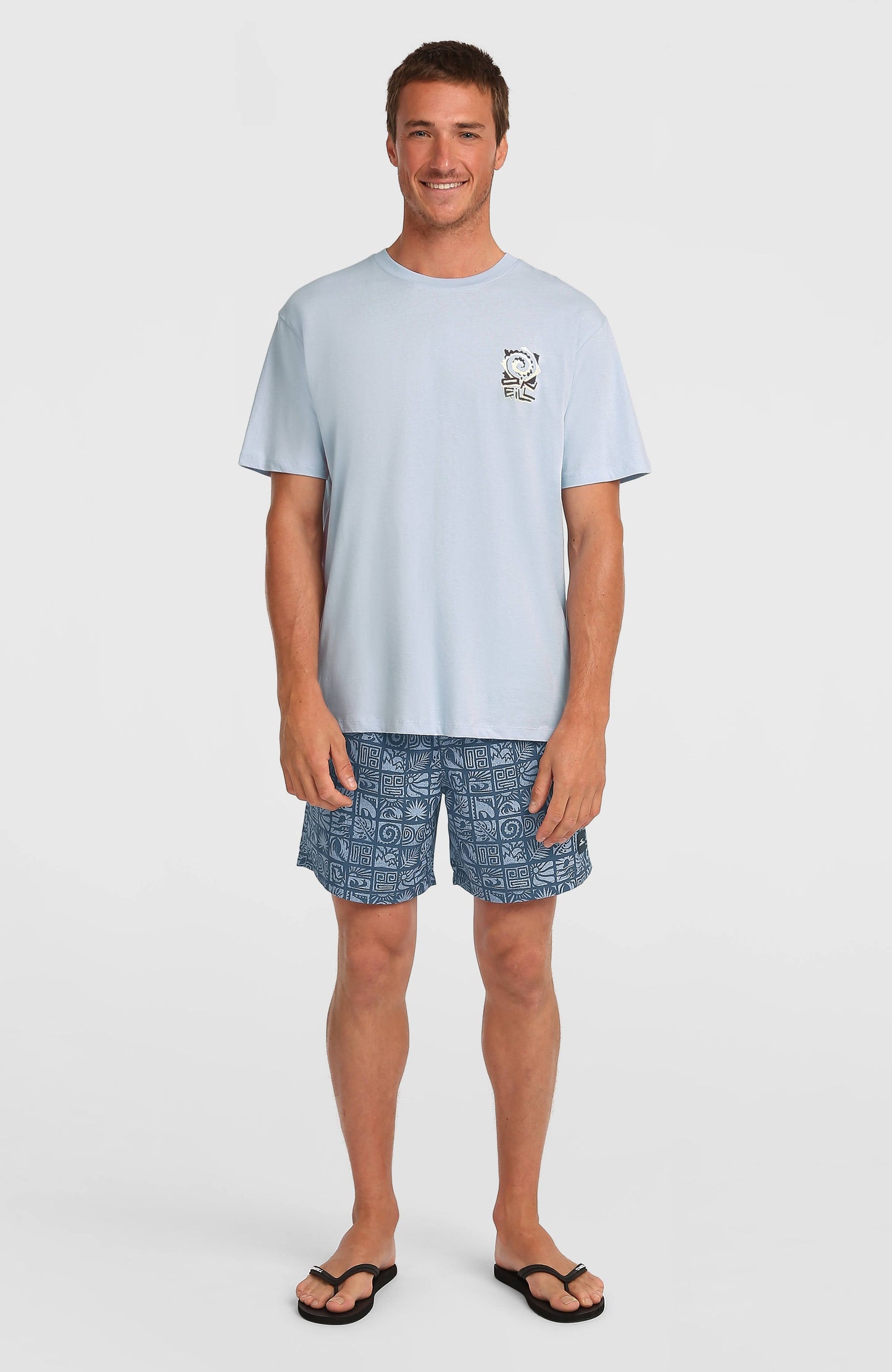 Men Chest Print T-Shirt