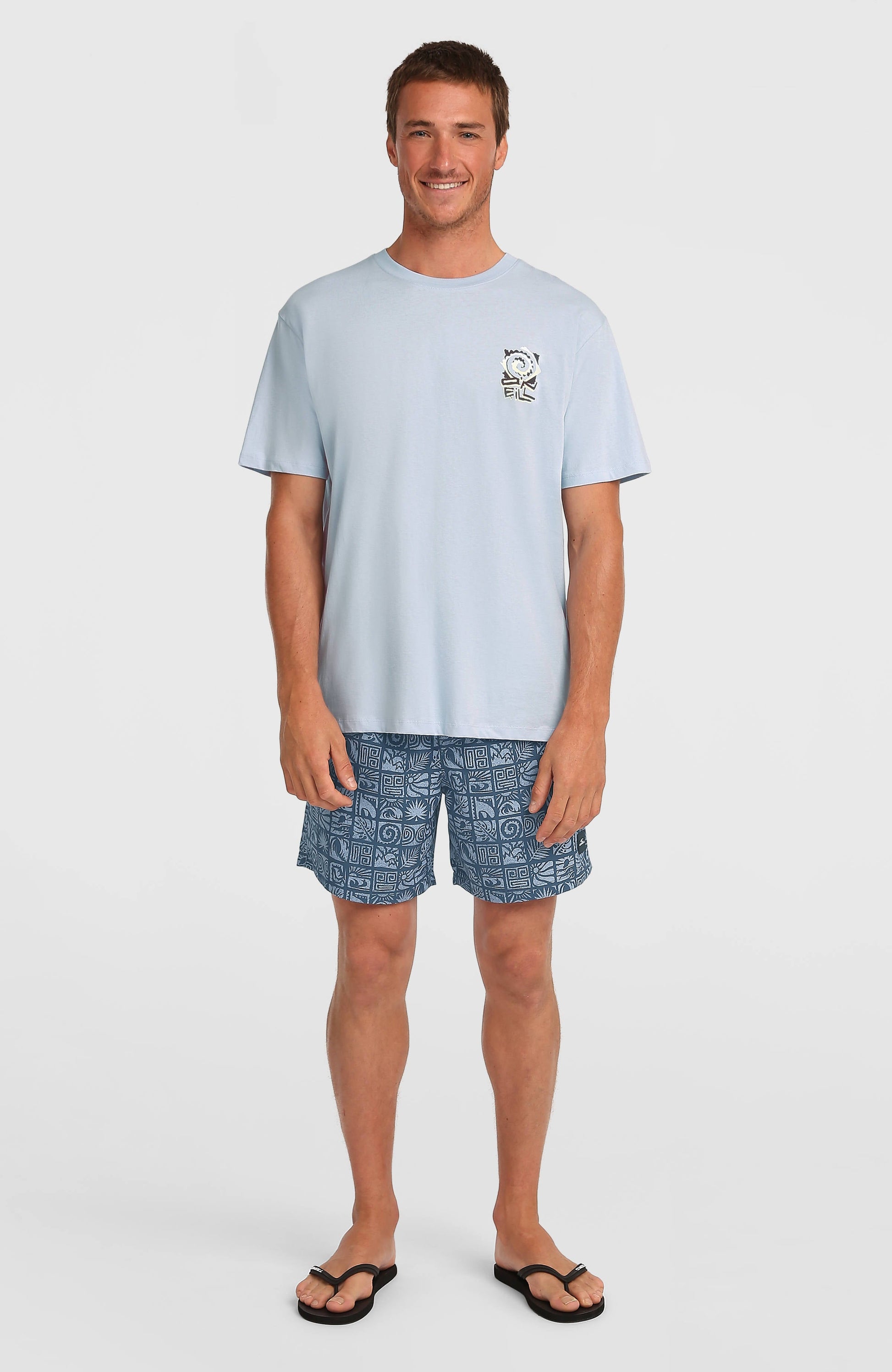 Men Chest Print T-Shirt