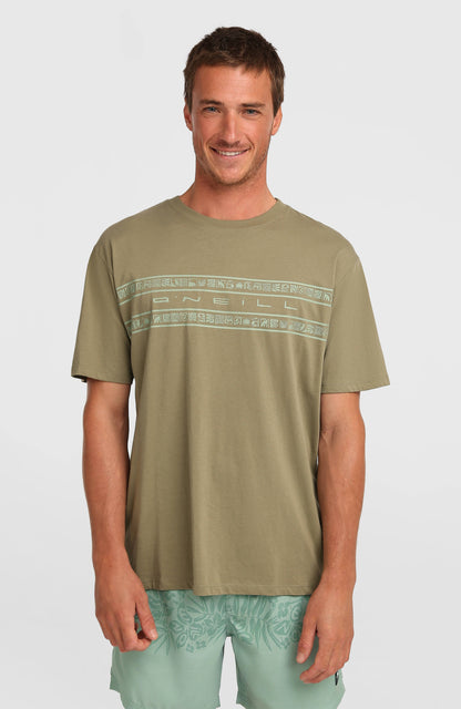Men O’Neill Flower Stripe T-Shirt