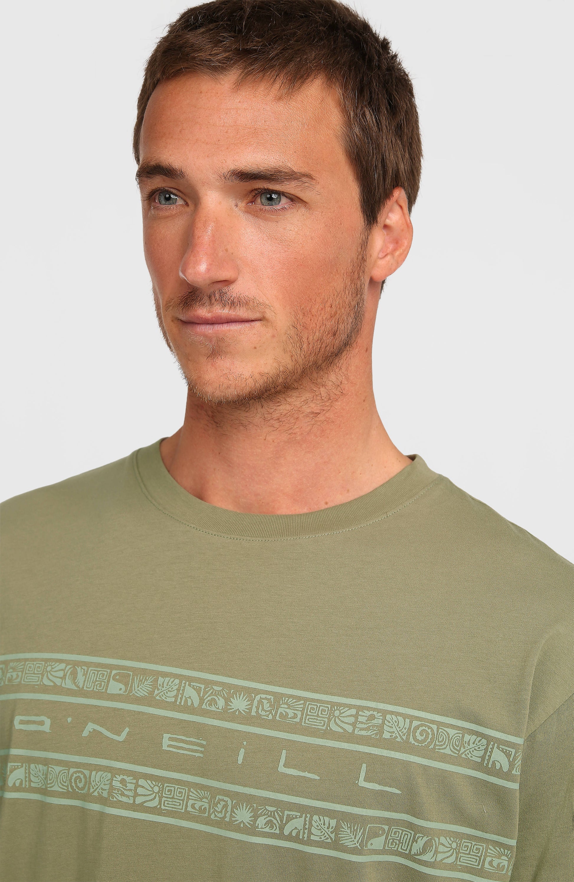 Men O’Neill Flower Stripe T-Shirt