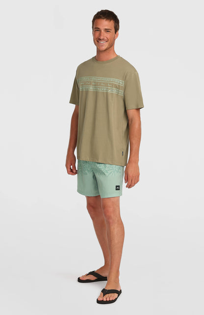 Men O’Neill Flower Stripe T-Shirt