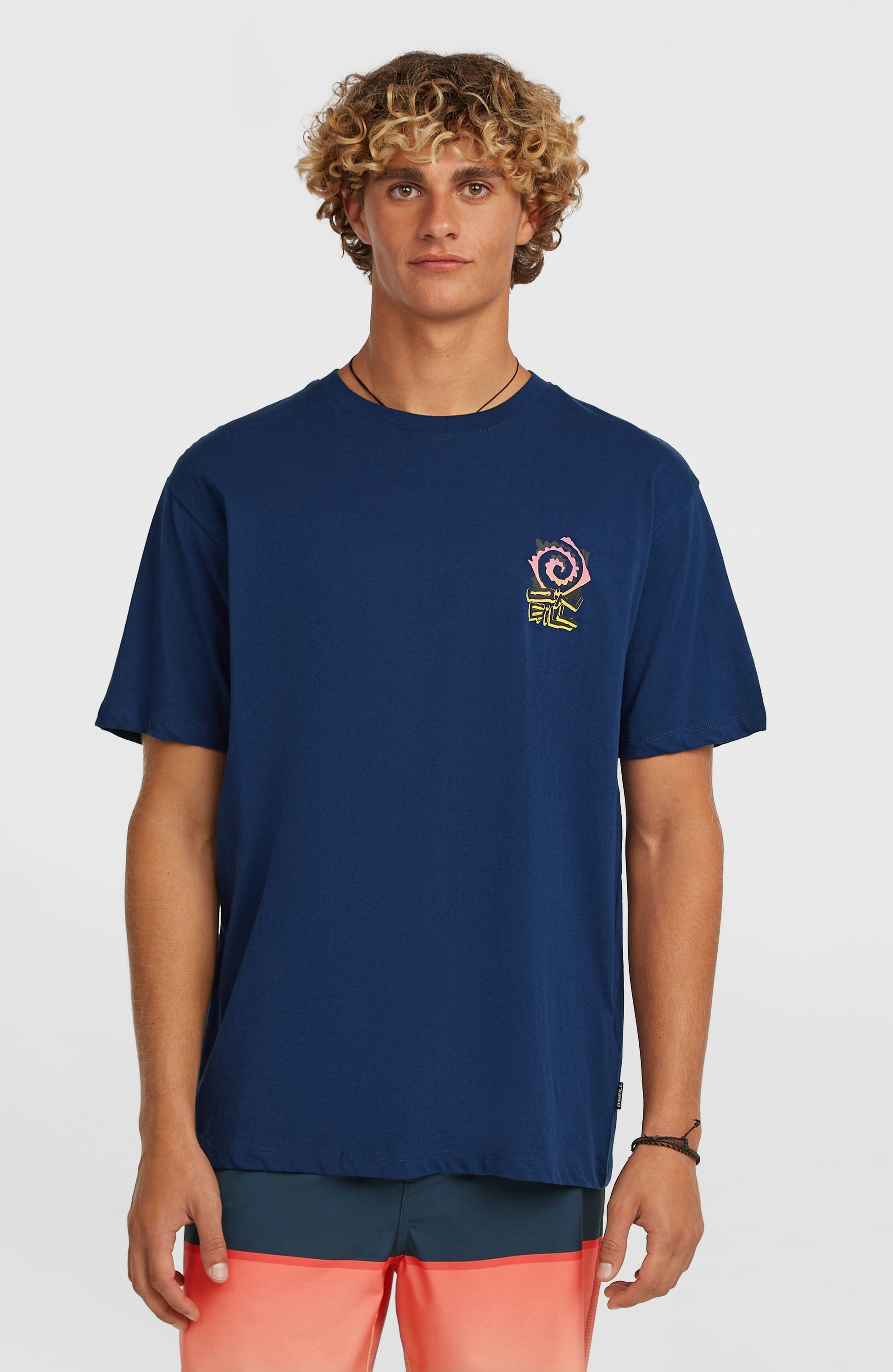 Men Chest Print T-Shirt